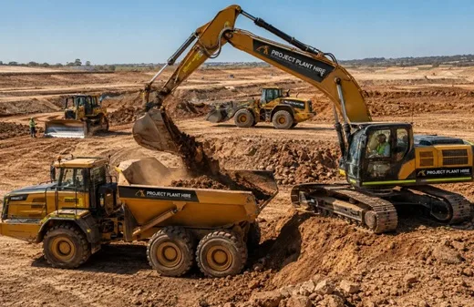 Project Plant Hire | Plant Hire & Earthmoving Equipment Hire