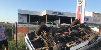 Fourteen people injured after a taxi overturned on Link and Inanda road in Waterfall
