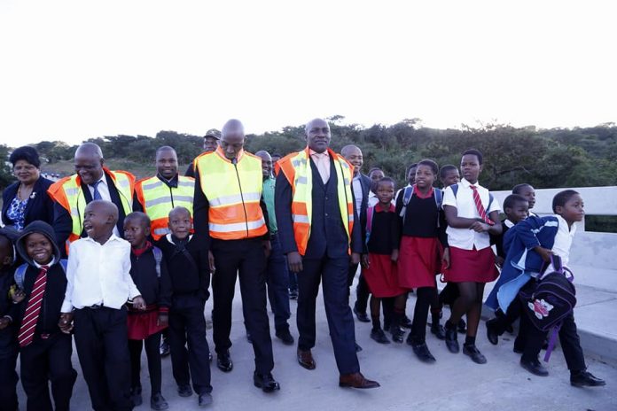 KZN Transport MEC visits three completed Uthukela river bridges KZN Transport MEC visits three completed Uthukela river bridges