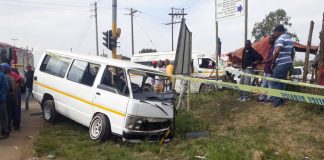 Six injured after two taxis collide on Main Road in Edendale