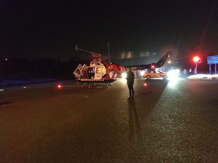 Multiple people injured after two taxis collide on the R55 on the corner of Pierre van Ryneveld street in Laudium, Pretoria