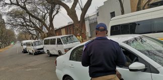 44 Taxis impounded during a joint operation in the moot area, North of Pretoria.