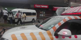 Pedestrian hospitalised after running into side of taxi in Durban