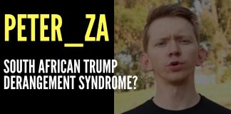 Peter_ZA: South African Trump derangement syndrome?