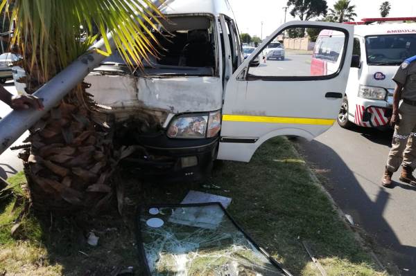 Eleven injured after taxi crashes into tree in Randfontein