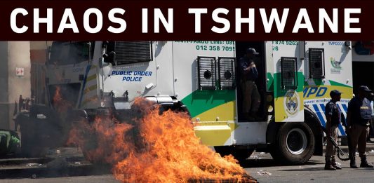 Stun grenades, rubber bullets: Protesters turn Pretoria CBD upside down