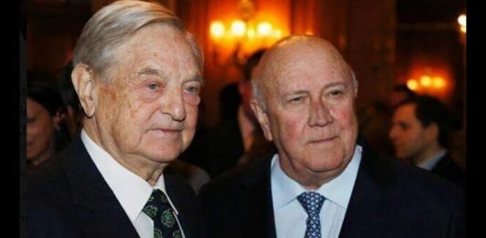 The FW de Klerk foundation tied up with Soros and the Open Society Foundation
