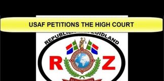 USAF Petitions the High Court for self determination – South Africa – Zuidland