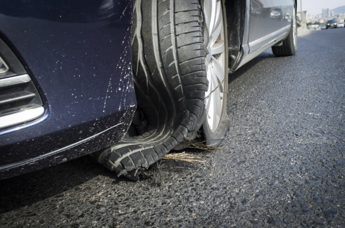 Dodge the pothole… on the highway
