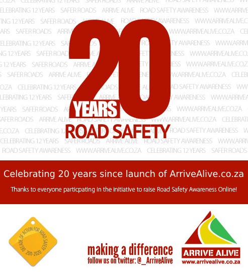 ArriveAlive.co.za: A 20-Year Journey