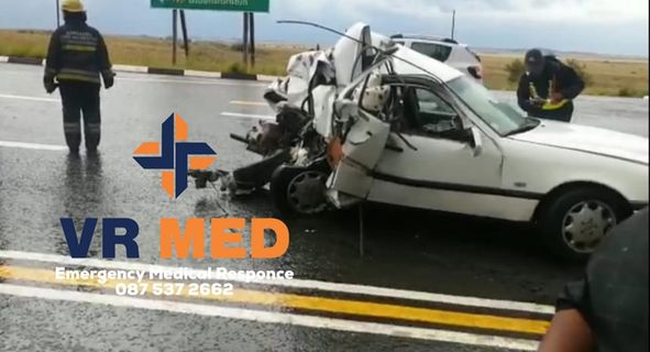 Collision on the N8 approximately 30km from Bloemfontein close to Sannaspos.