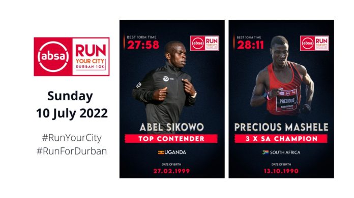 A stellar elite field is ready to #RunForDurban at the Absa RUN YOUR CITY DURBAN 10K A stellar elite field is ready to #RunForDurban at the Absa RUN YOUR CITY DURBAN 10K