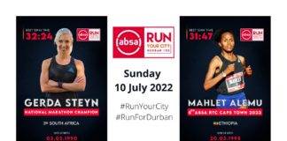 Gerda Steyn sets sights on Absa RUN YOUR CITY DURBAN 10K