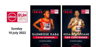 Chelangat smashes All Comers Record as Kipkemboi destroys deep men’s field at Absa RUN YOUR CITY DURBAN 10K Chelangat smashes All Comers Record as Kipkemboi destroys deep men’s field at Absa RUN YOUR CITY DURBAN 10K
