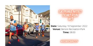 Don’t miss the 5K PUMA NITRO Demo Run #3 at Benoni Recreation Park this coming Saturday! Don’t miss the 5K PUMA NITRO Demo Run #3 at Benoni Recreation Park this coming Saturday!