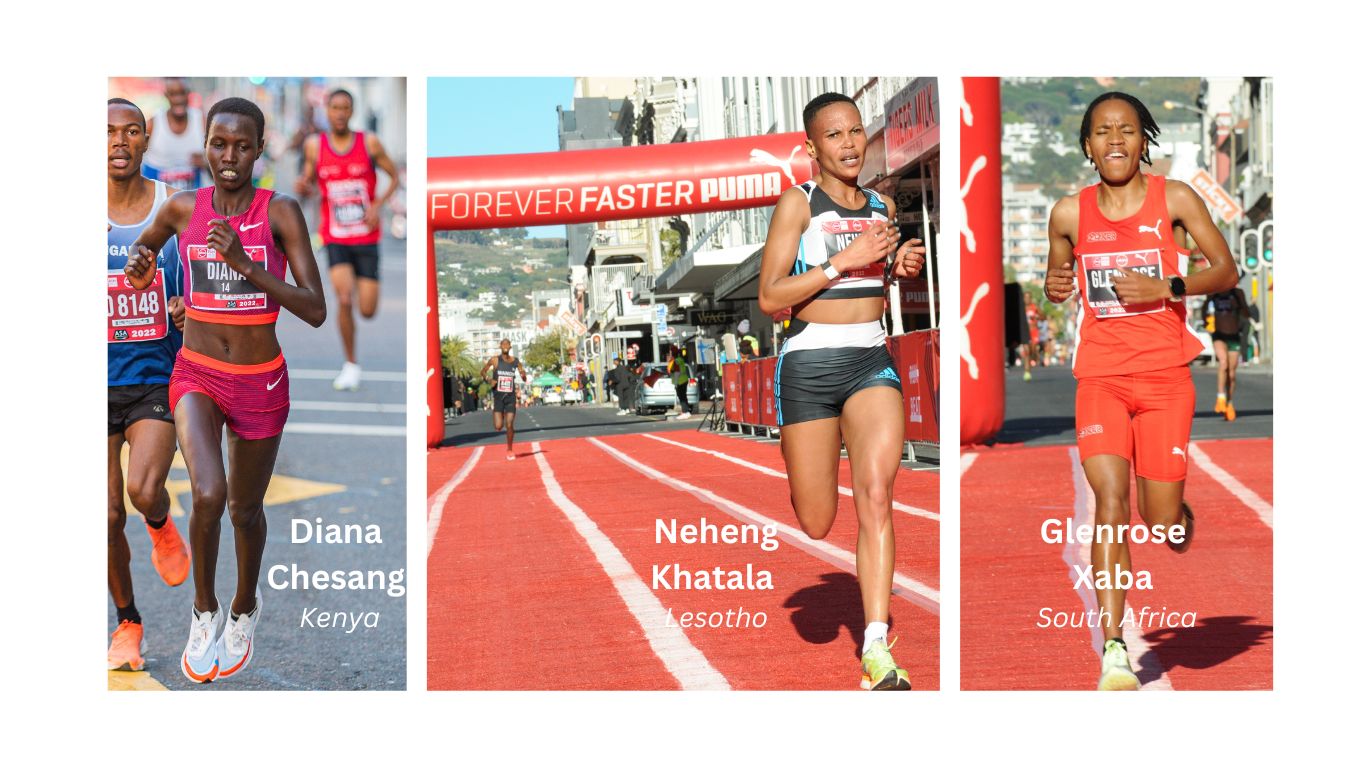 Chesang, Khatala and Xaba return to Absa RUN YOUR CITY Series this time in Gqeberha