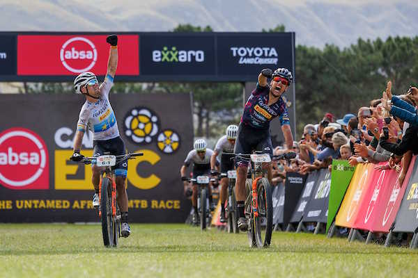 Leader jerseys change hands after Stage 1 of 2023 Absa Cape Epic