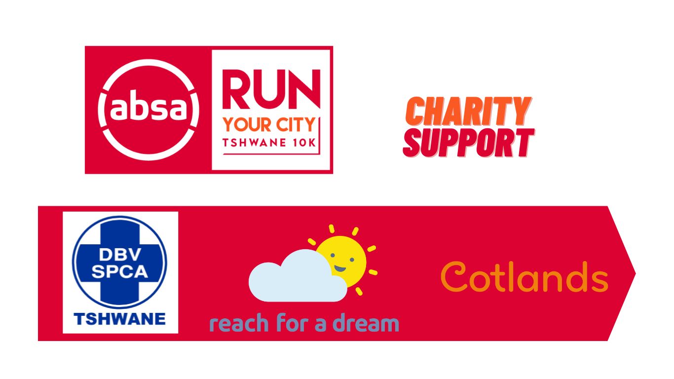 Tshwane residents #RunYourCity in support of three local charities!