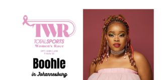 Boohle set to take the stage at the iconic Totalsports Women’s Race in Johannesburg