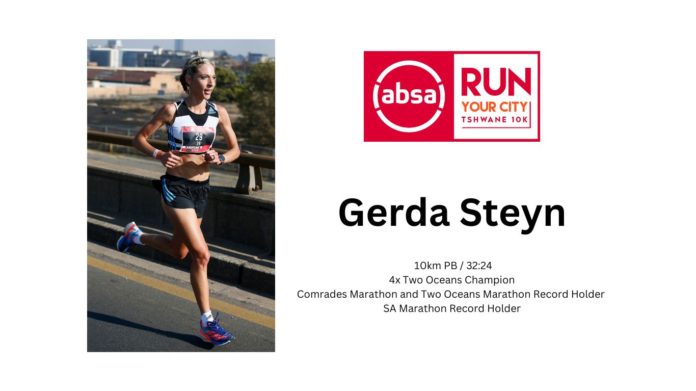 Gerda Steyn targets inaugural Absa RUN YOUR CITY TSHWANE 10K! Gerda Steyn targets inaugural Absa RUN YOUR CITY TSHWANE 10K!