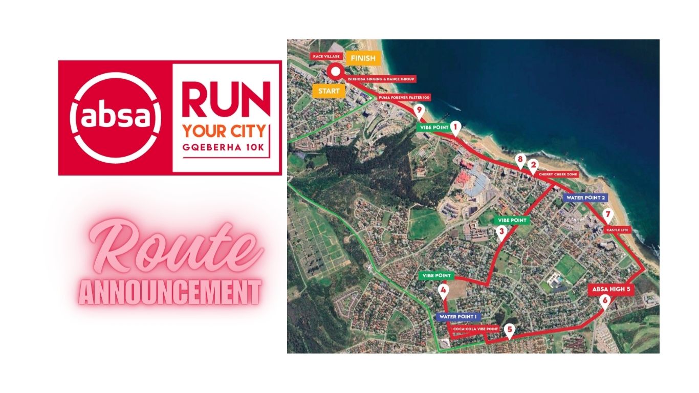 Exciting route updates unveiled for 2024 Absa RUN YOUR CITY GQEBERHA 10K