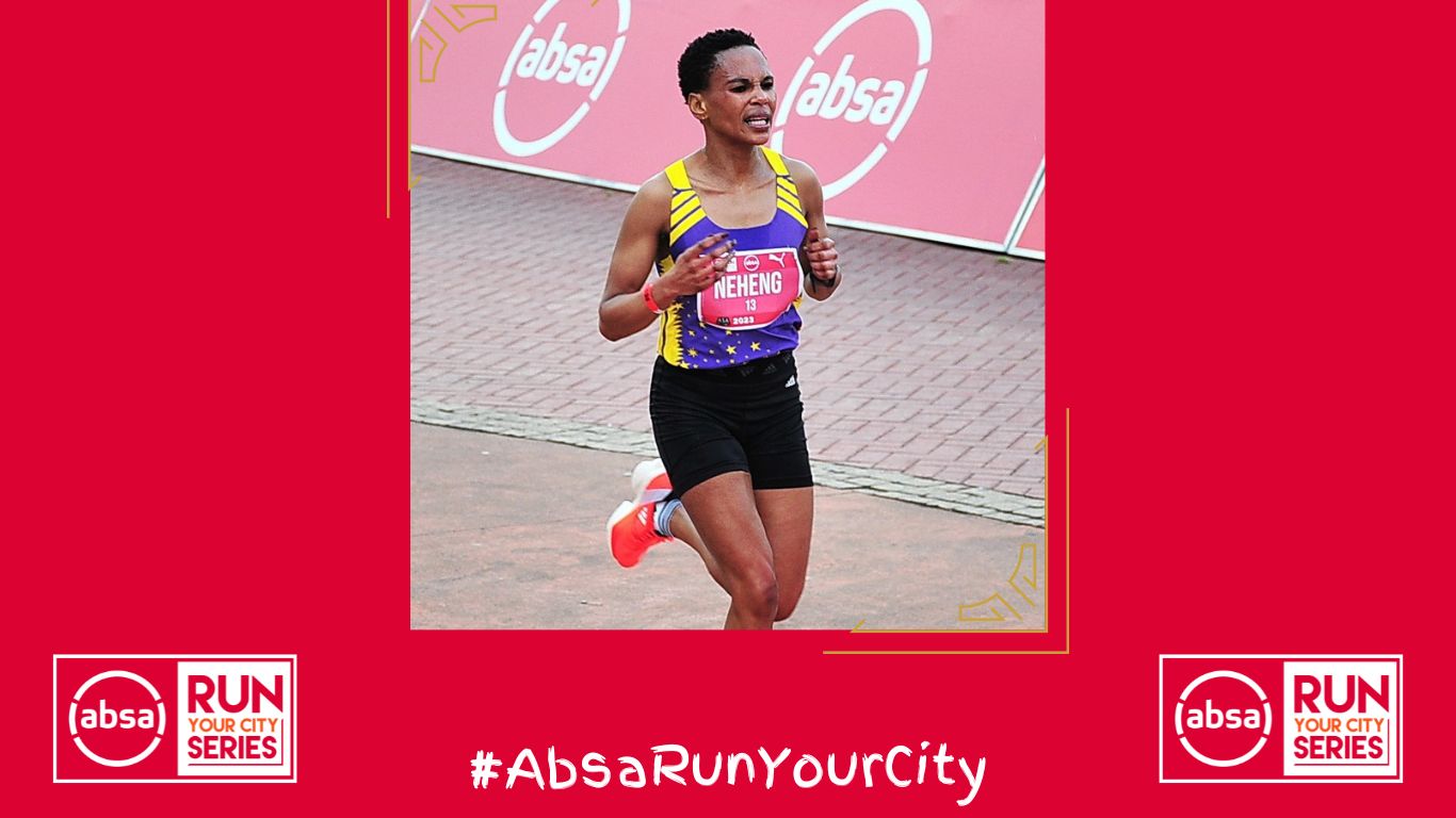 Neheng Khatala is gearing up for her first Absa RUN YOUR CITY Series race in 2024