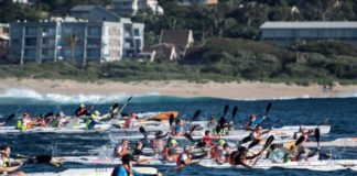 Paddlers race for the KZN Champs title with Nisbet and Chiazzari taking line honours
