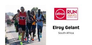 Gelant sets sights on another Sub-28 finish this time at the Absa RUN YOUR CITY DURBAN 10K