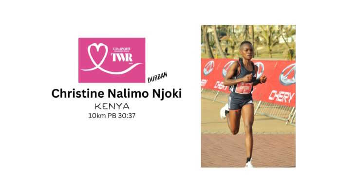 SA All-Comers Record Holder, Christine Njoki sets her sights on the Totalsports Women’s Race in Durban SA All-Comers Record Holder, Christine Njoki sets her sights on the Totalsports Women’s Race in Durban