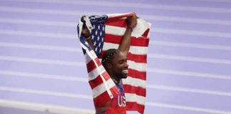 NOAH LYLES RUNS PERSONAL BEST TO WIN 100M FINAL TO SECURE FIRST GOLD MEDAL AND TITLE OF WORLD’S FASTEST MAN