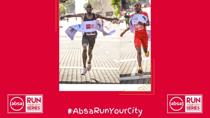 New course records for Xaba and Kipngetich at Absa RUN YOUR CITY JOBURG 10K