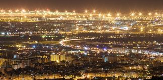 Barcelona Spain Night