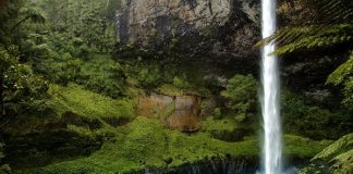 Bridal Veil Fall New Zealan