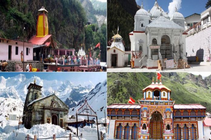 The tour Map during your visit in the Char Dham Yatra