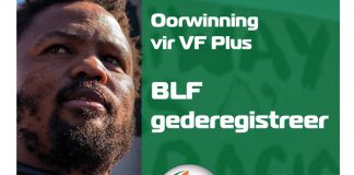 BLF has been deregistered as a political party. Photo: FF Plus
