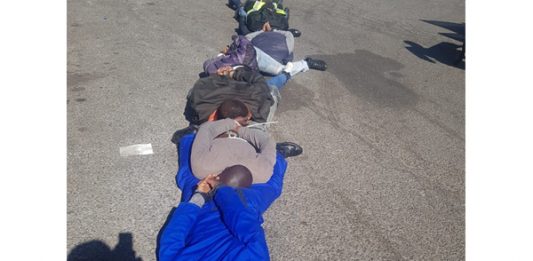 CIT robbery foiled: Policeman in state vehicle and 6 others arrested, JHB. Photo: SAPS