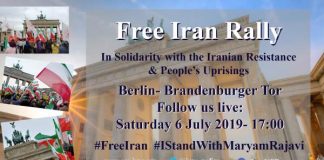 Free Iran Rally in Berlin in Solidarity with the Iranian resistance and People’s uprising