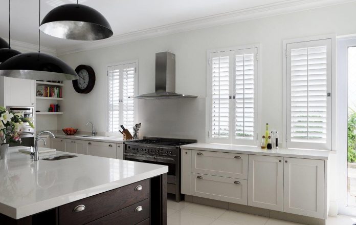 The beauty of Plantation Shutters in your Kitchen