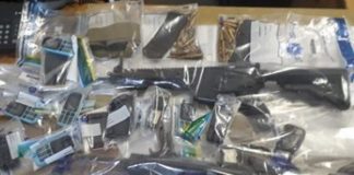 Firearms, stolen vehicles recovered, 7 arrested, Dennilton. Photo: SAPS