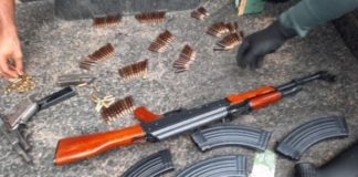 AK47 and other firearms seized, Appelsbosch