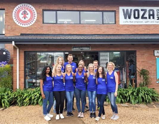 The Ainsworth Attorneys Inc team proudly wearing some of their recently sponsored running vests and shirts (back row L-R) Kendall Sidey, Angus Lind Holmes, Catherine Lund and Byron Wright (front row L-R) Simone Arokium, Lauren Theron, Shelley Ainsworth, Bongekile Myandu, Bianca Tingle, Susan Taylor and Natalie Luck