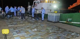 Police seize cocaine haul worth R583 million off Saldanha coast. Photo: SAPS