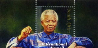 Commemorative Postage Stamp South Africa. Oil Painting by Cyril Coetzee Portrait Artist