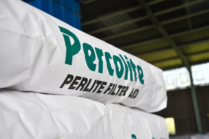Local producer has Africa’s most advanced Perlite filter aid facility Local producer has Africa’s most advanced Perlite filter aid facility