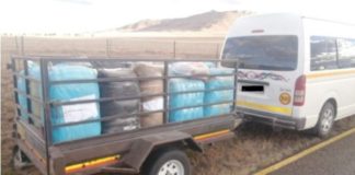 115 Bags of dagga en route Cape Town seized, 5 suspects arrested, EC. Photo: SAPS