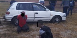 2 Car thieves arrested after high speed chase, Goodwood. Photo: SAPS