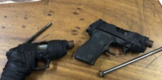 2 Homemade firearms recovered, Kraaifontein. Photo: SAPS