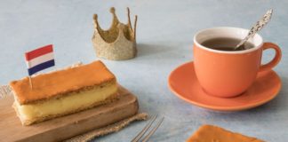 Orange Tompouce - traditional Dutch treat