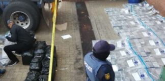 R200 Million cocaine bust: 2 Cops and chief traffic officer arrested, Johannesburg. Photo: SAPS