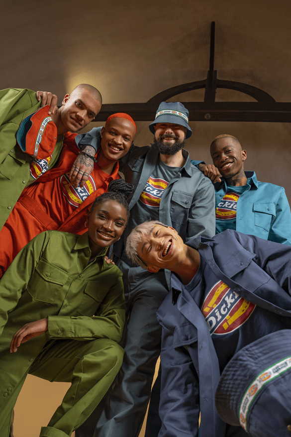 Dickies presents a range of clothing, footwear, and accessories